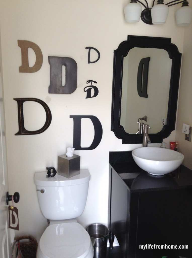 Letter D wall