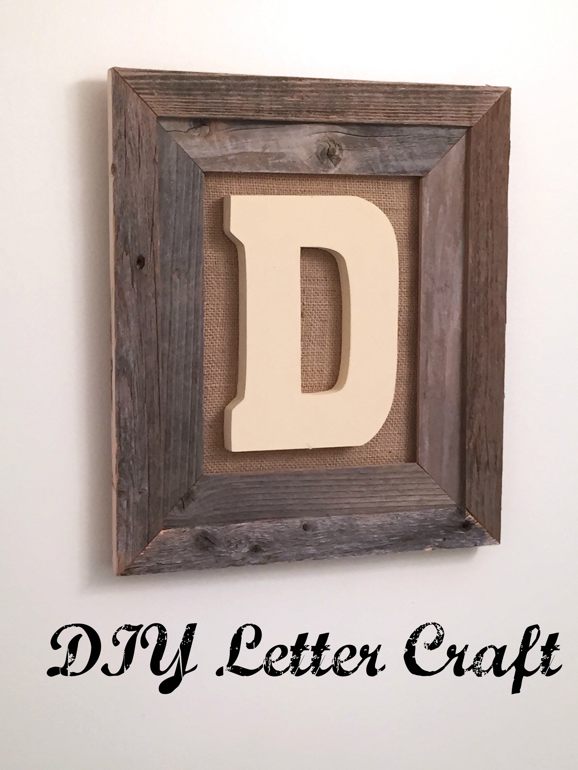 DIY Letter Craft | My Life From Home