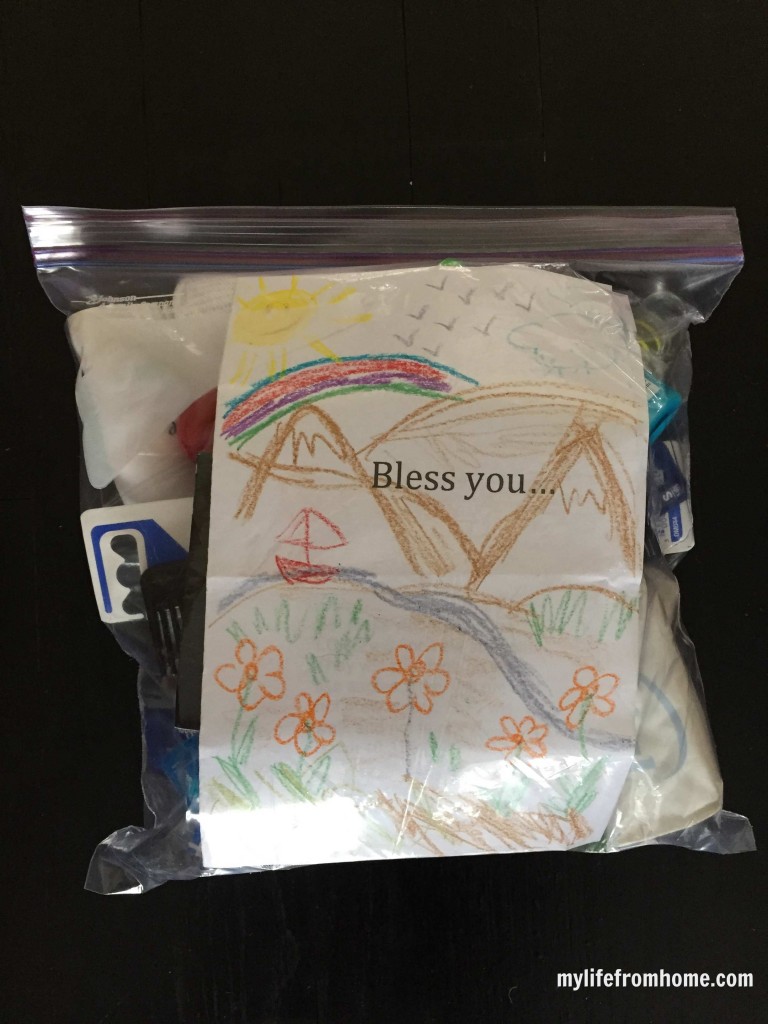 Homeless Blessing Bags Ministry My Life From Home