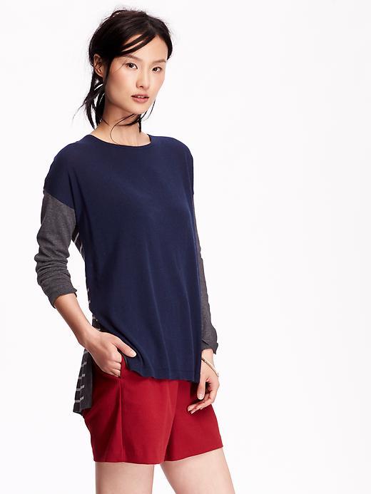 Color Blocked Sweater Old Navy