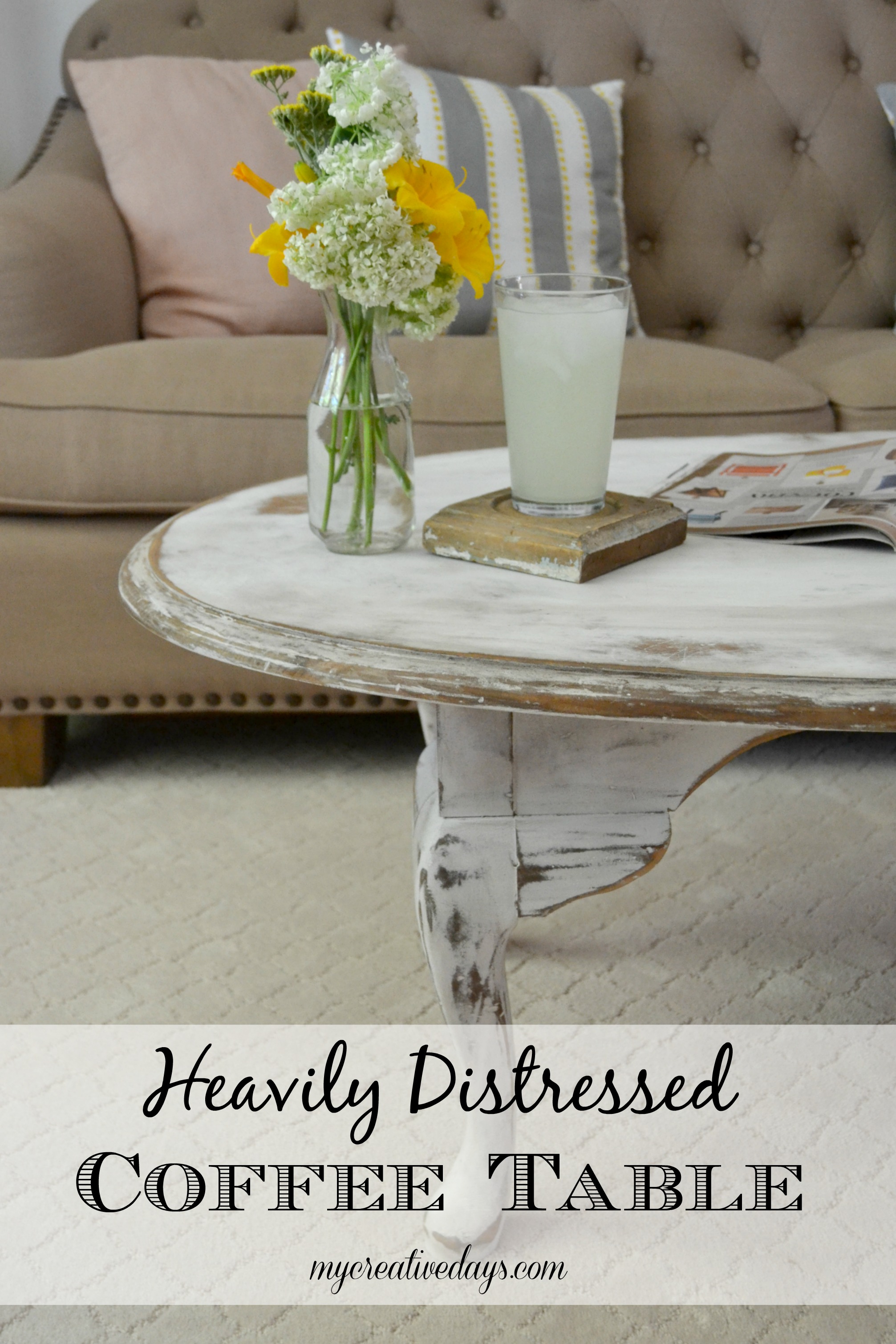 Coffee Table Distressed