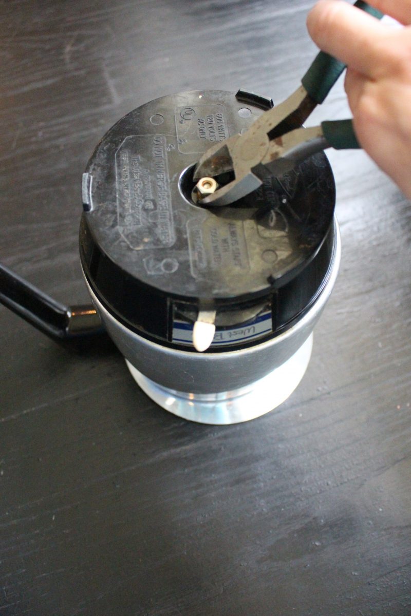 Create and Share Monthly Challenge DIY Coffee Pot Lamp My Life From Home