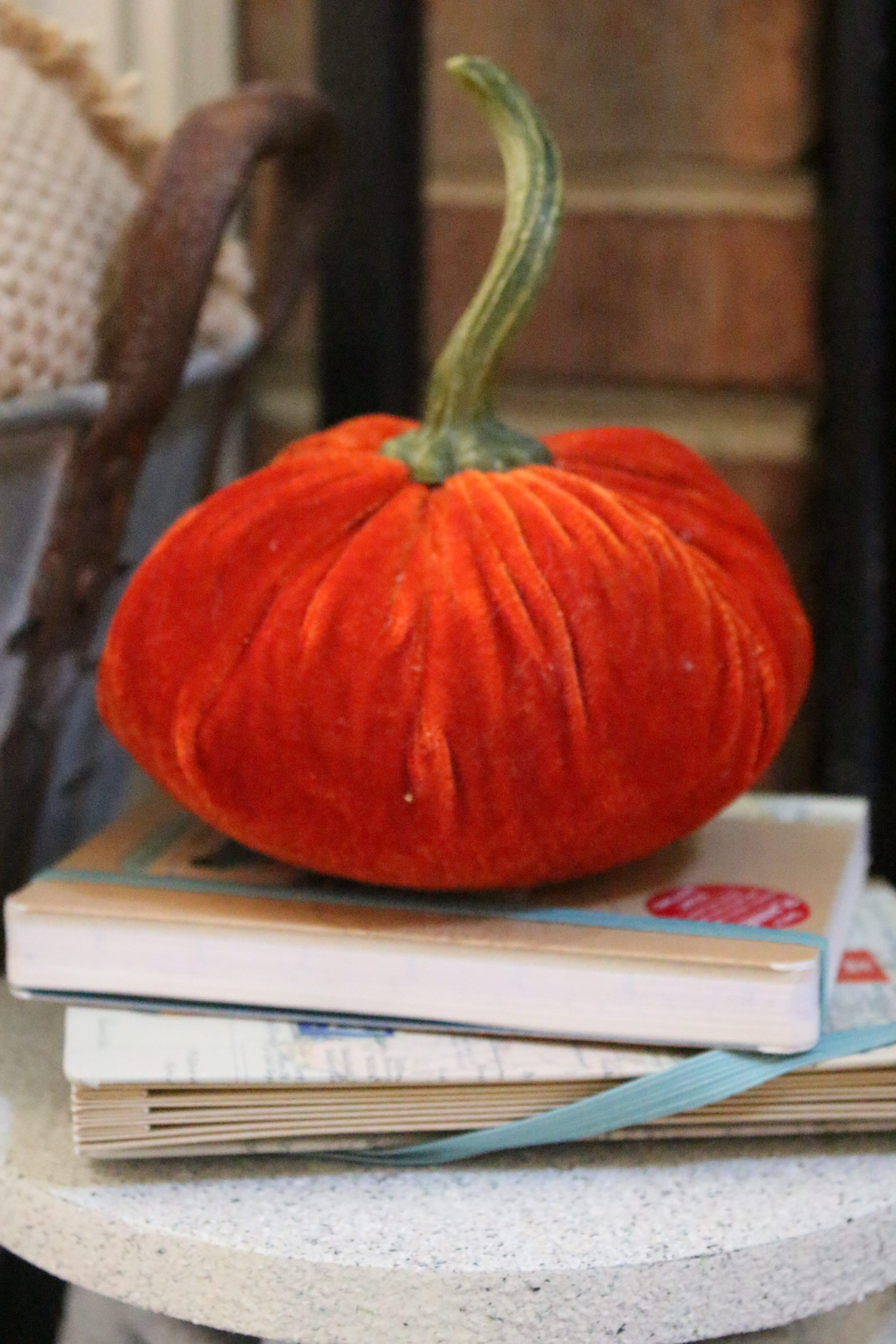 Fall Mantel Ideas | Autumn Decor | Fall Decor | Decorating for Fall | Mantel | Book theme | Books | Fall Ideas | Pumpkins