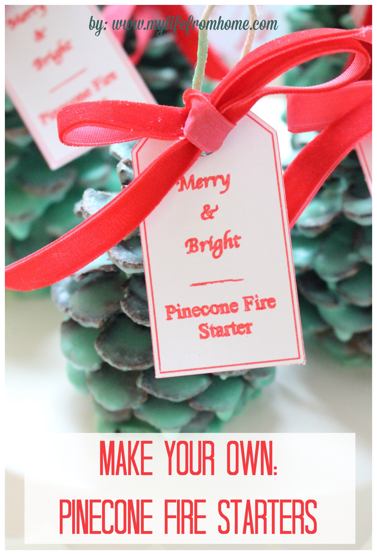 make-your-own-pinecone-fire-starters-diy-fire-starters-pinecones-crafts-with-pinecones-christmas-gifts-merry-bright-fire-starter-candle-wax-projects