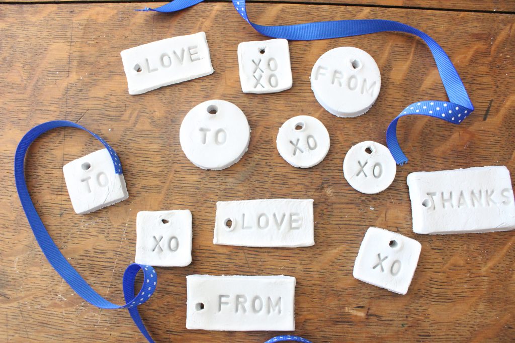 Using Air Dry Clay to Make Rustic Gift Tags My Life From Home