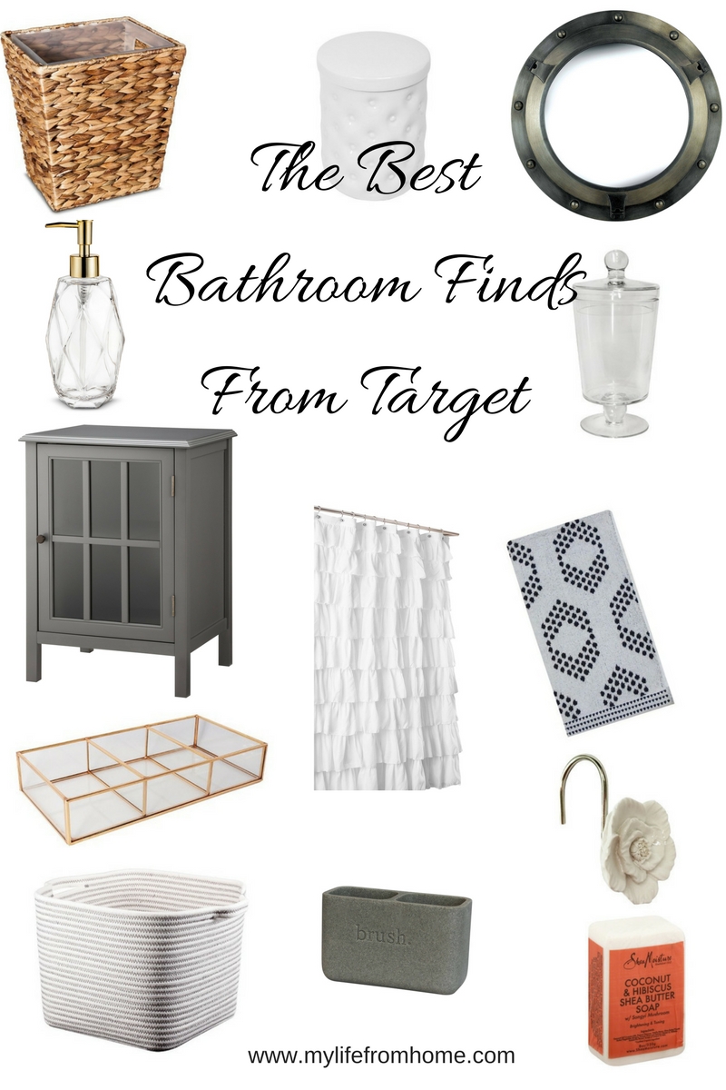 The Best Bathroom Finds From Target- bathroom accessories- target finds- products for your bathroom- bathroom storage- farmhouse bathroom- bathroom decor