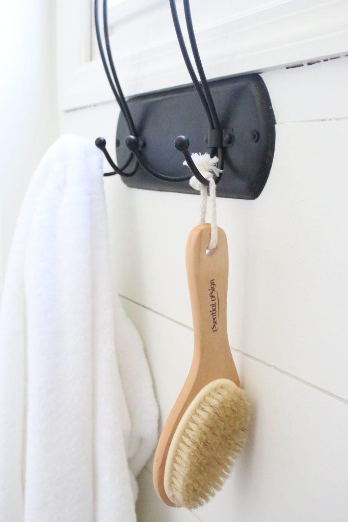 Master Bathroom Renovation- How to achieve a farmhouse style bathroom- farmhouse style- bathroom- remodeled bathroom- farmhouse bathroom- cement tile- copper accents- farmhouse style- bathroom update- bathroom reveal- bath