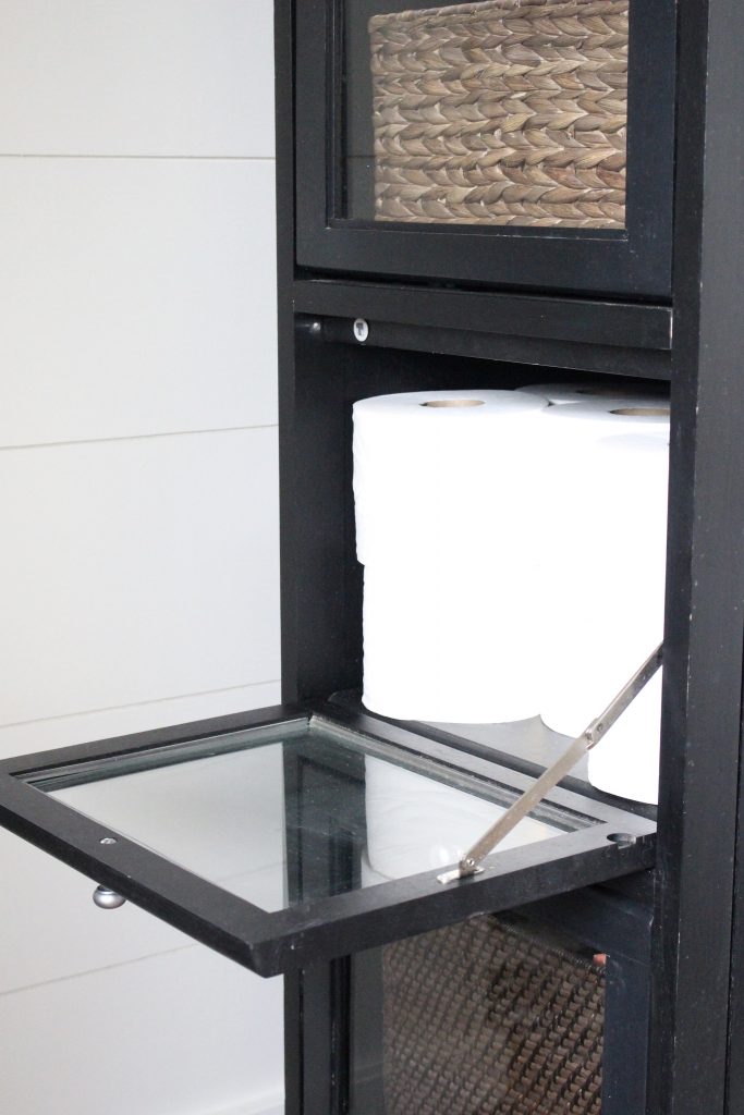 Master Bathroom Renovation- How to achieve a farmhouse style bathroom- farmhouse style- bathroom- remodeled bathroom- farmhouse bathroom- cement tile- copper accents- farmhouse style- bathroom update- bathroom reveal- bath