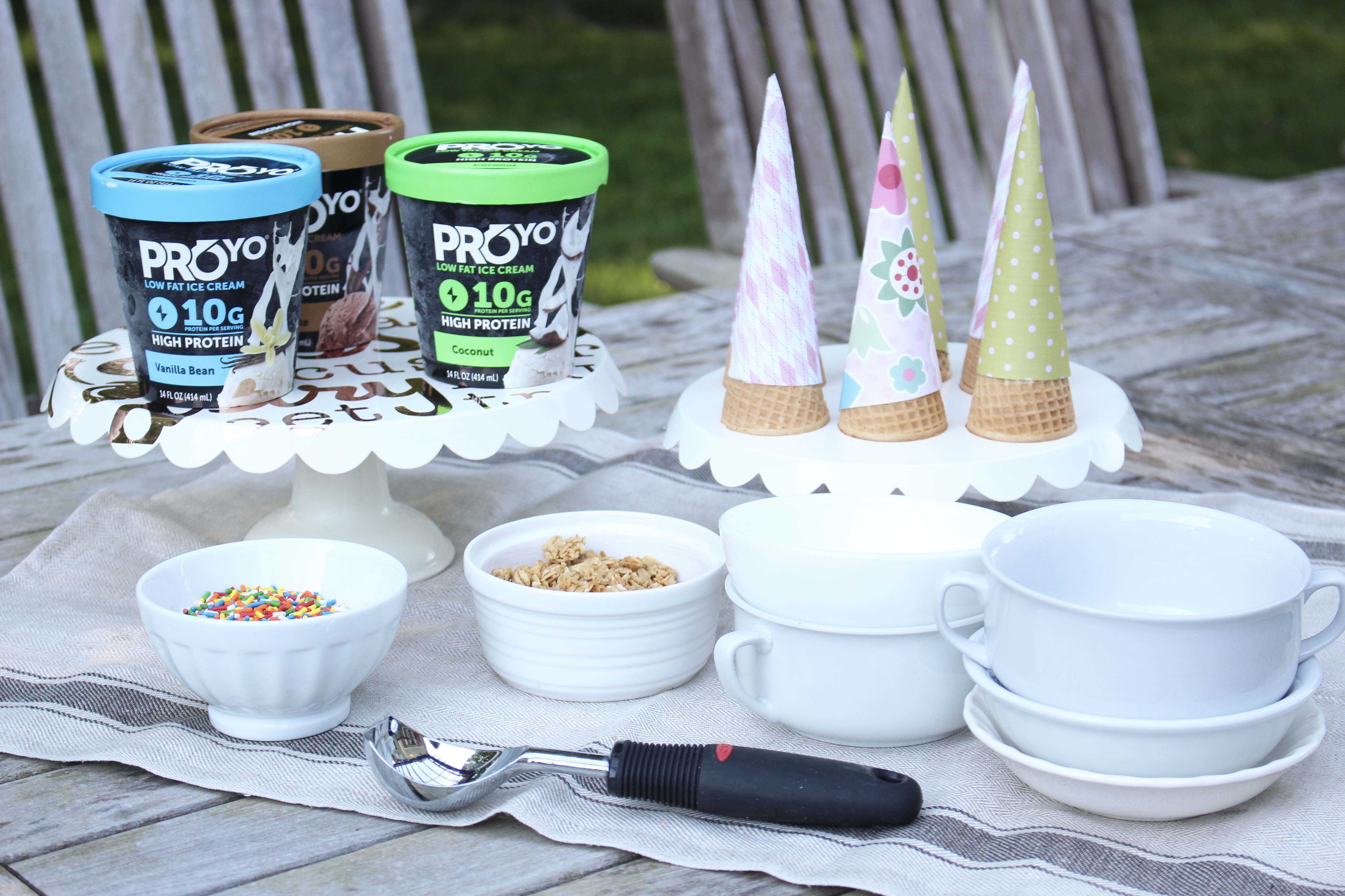 ProYo Ice Cream, Party Planning, Summer, Ice Cream, Ice Cream Cone Wraps, DIY Cone Wraps, Food, Desserts, Healthy Treat, Printables