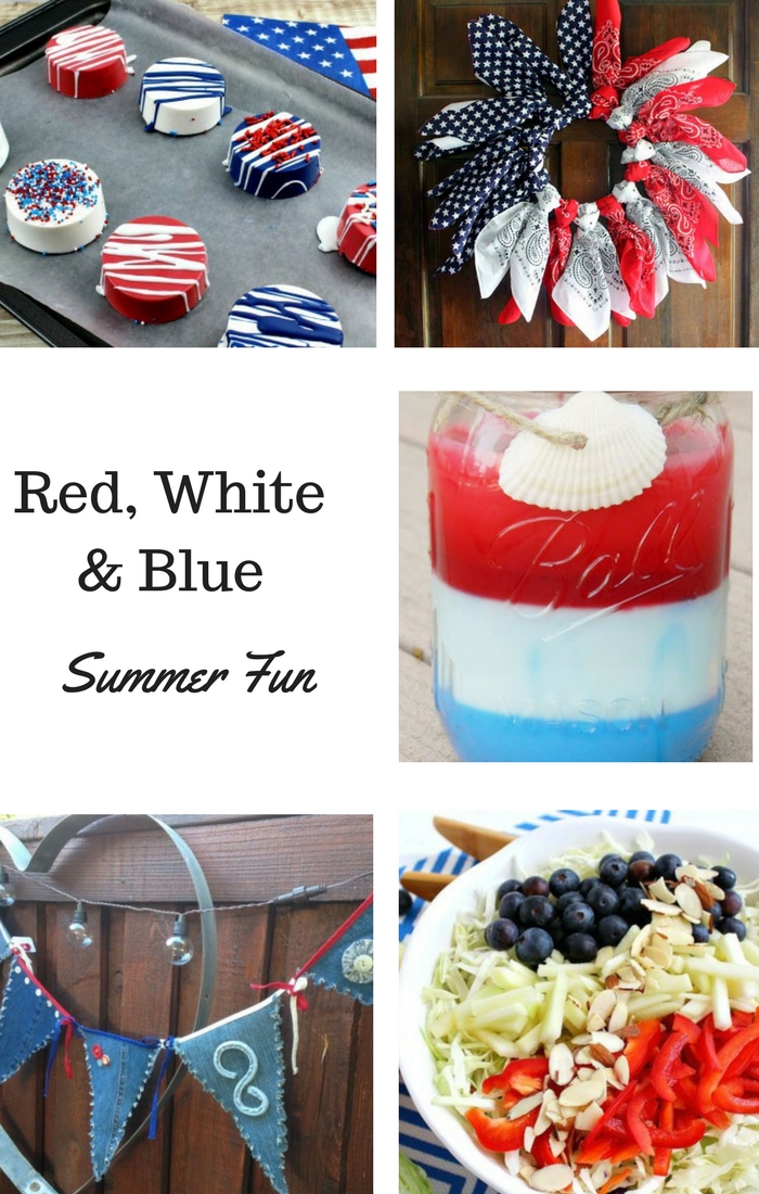 Easy Red, White and Blue Decor Ideas