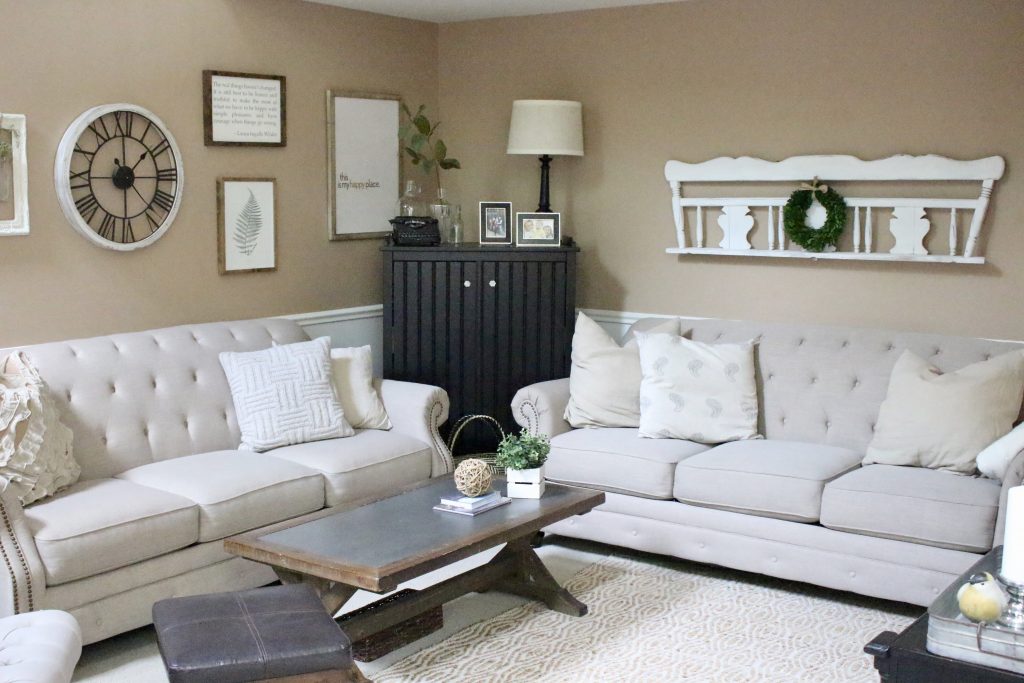 A Farmhouse Living Space | My Life From Home