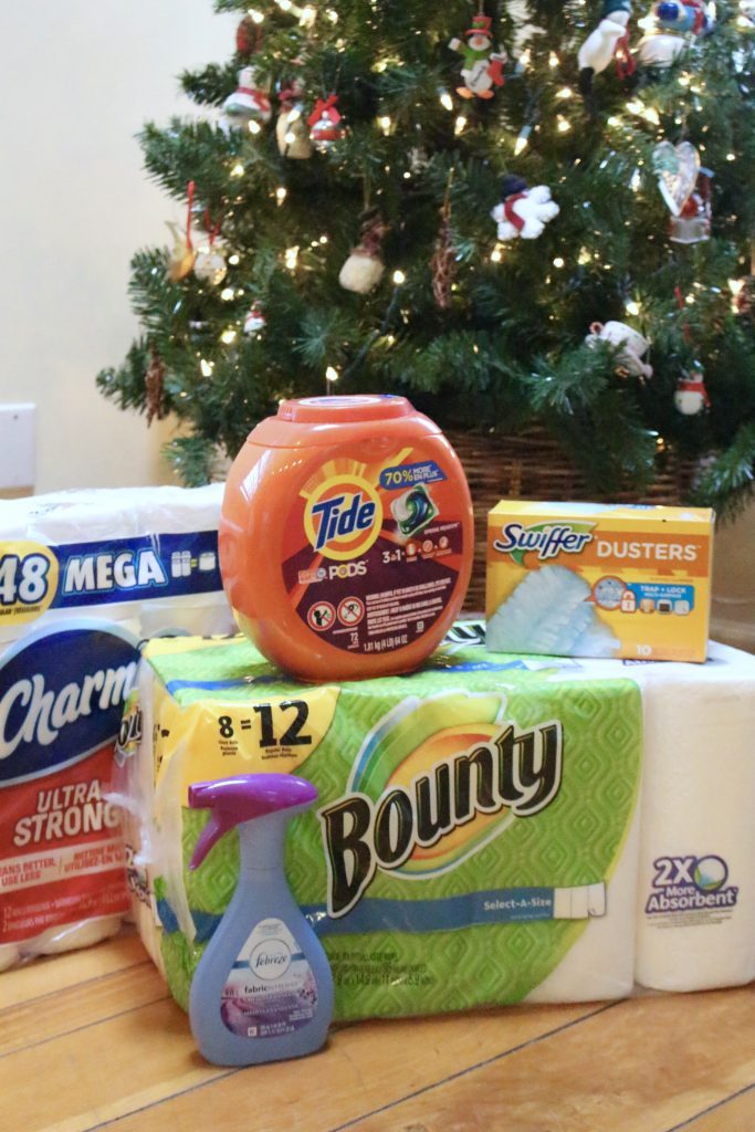 P&G Products ordered through Shipt and delivered straight to your home- Christmas Craft Station - kids crafts- creating a craft station- Christmas crafts- holiday ideas for kids- Shipt- Meijer- online grocery shopping- crafts- DIY- artwork