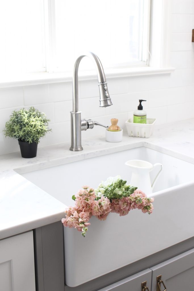 The Perfect Farmhouse Sink and Faucet for My Cottage Kitchen | My Life ...