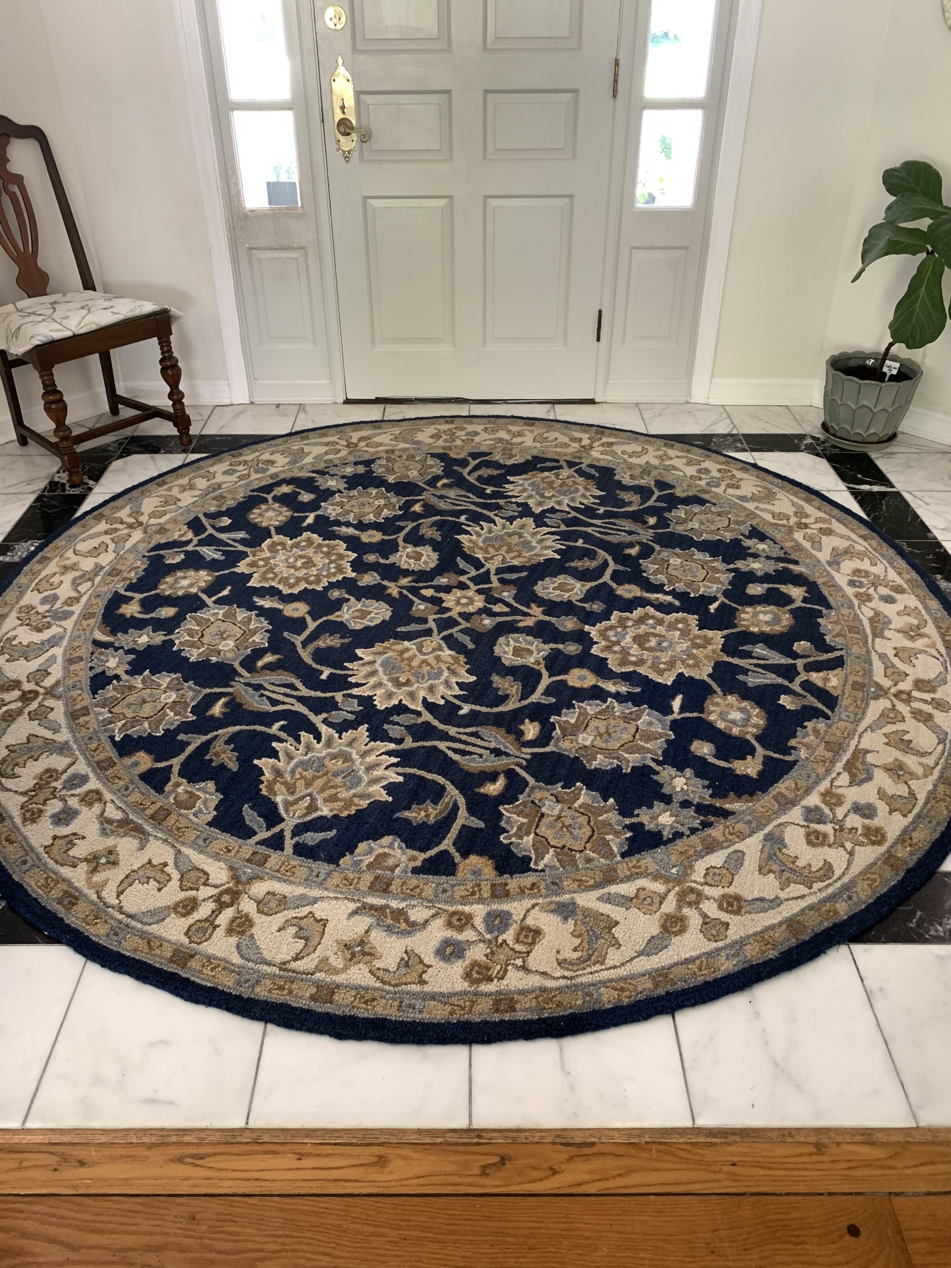 Wool Rug for $100 Room Challenge~ White Cottage Home & Living
