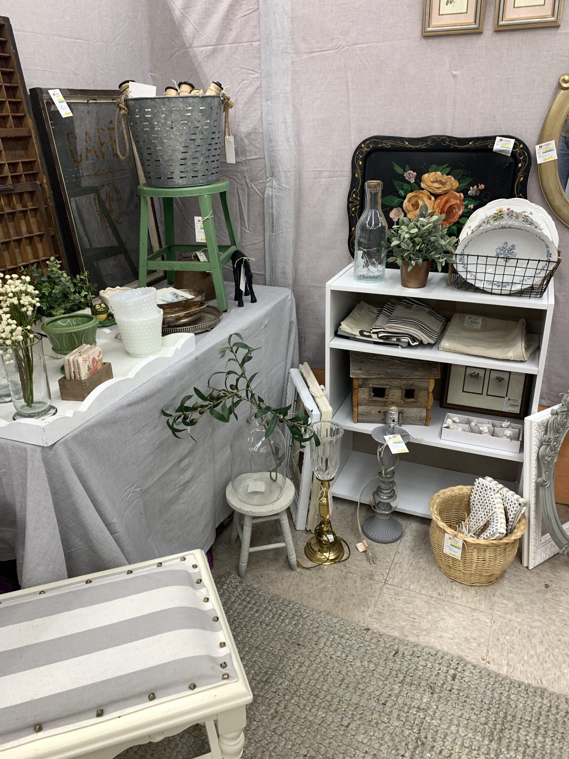 Cottage Home Decor Antique Booth~ White Cottage Home & Living
