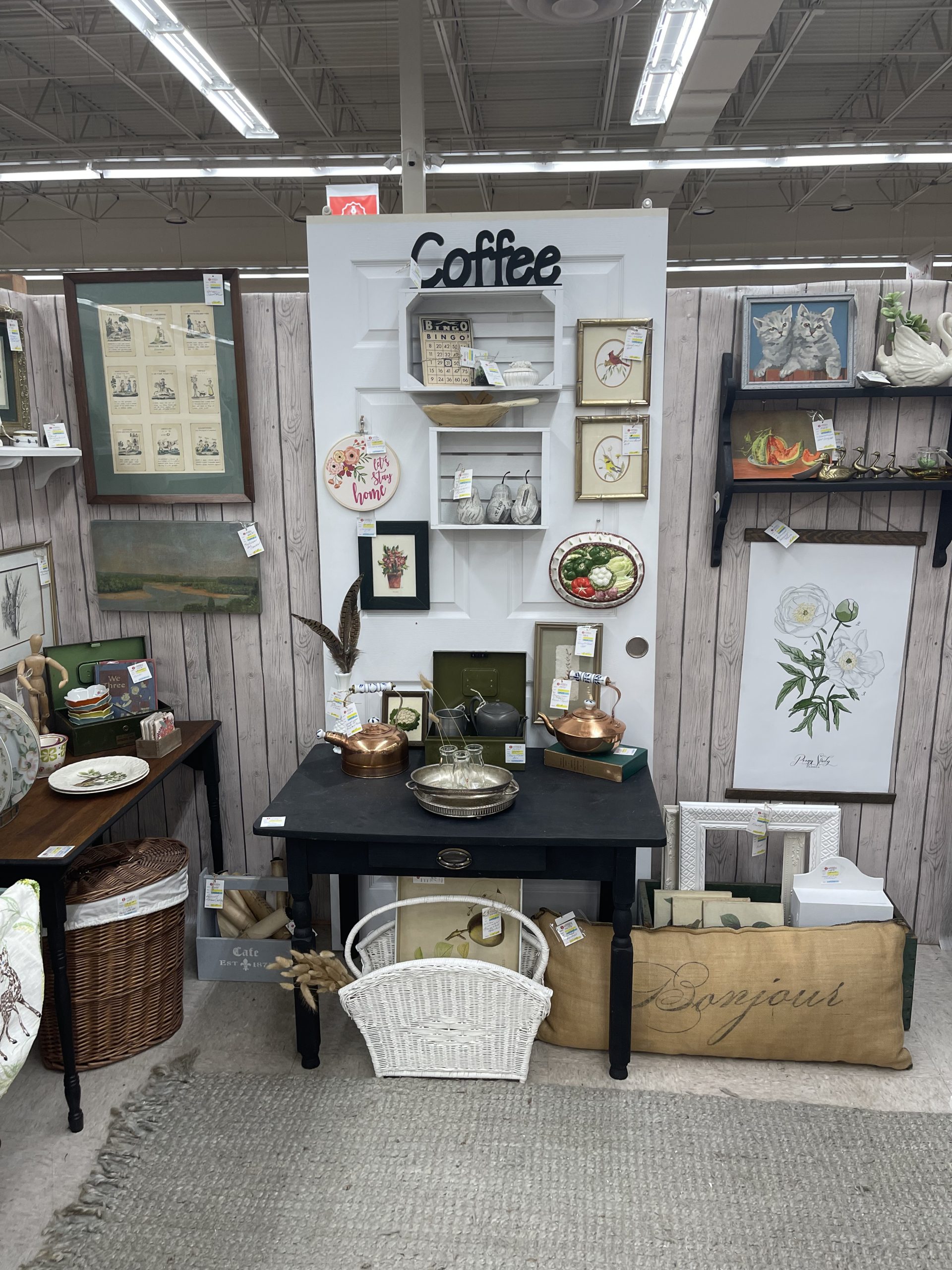 Fall Antique Booth Refresh ~ White Cottage Home & Living