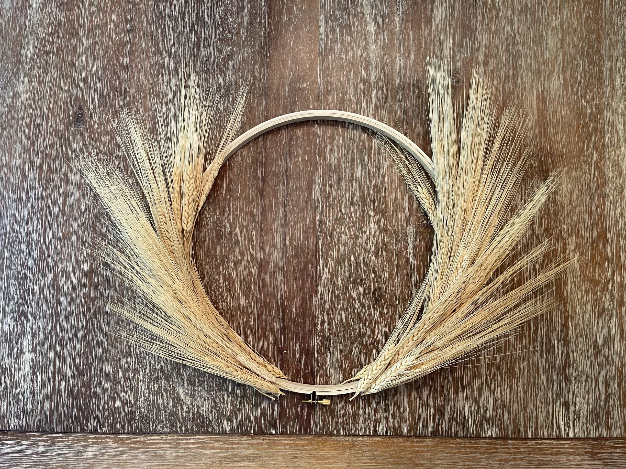Simple Fall Wheat Wreath~ White Cottage Home & Living