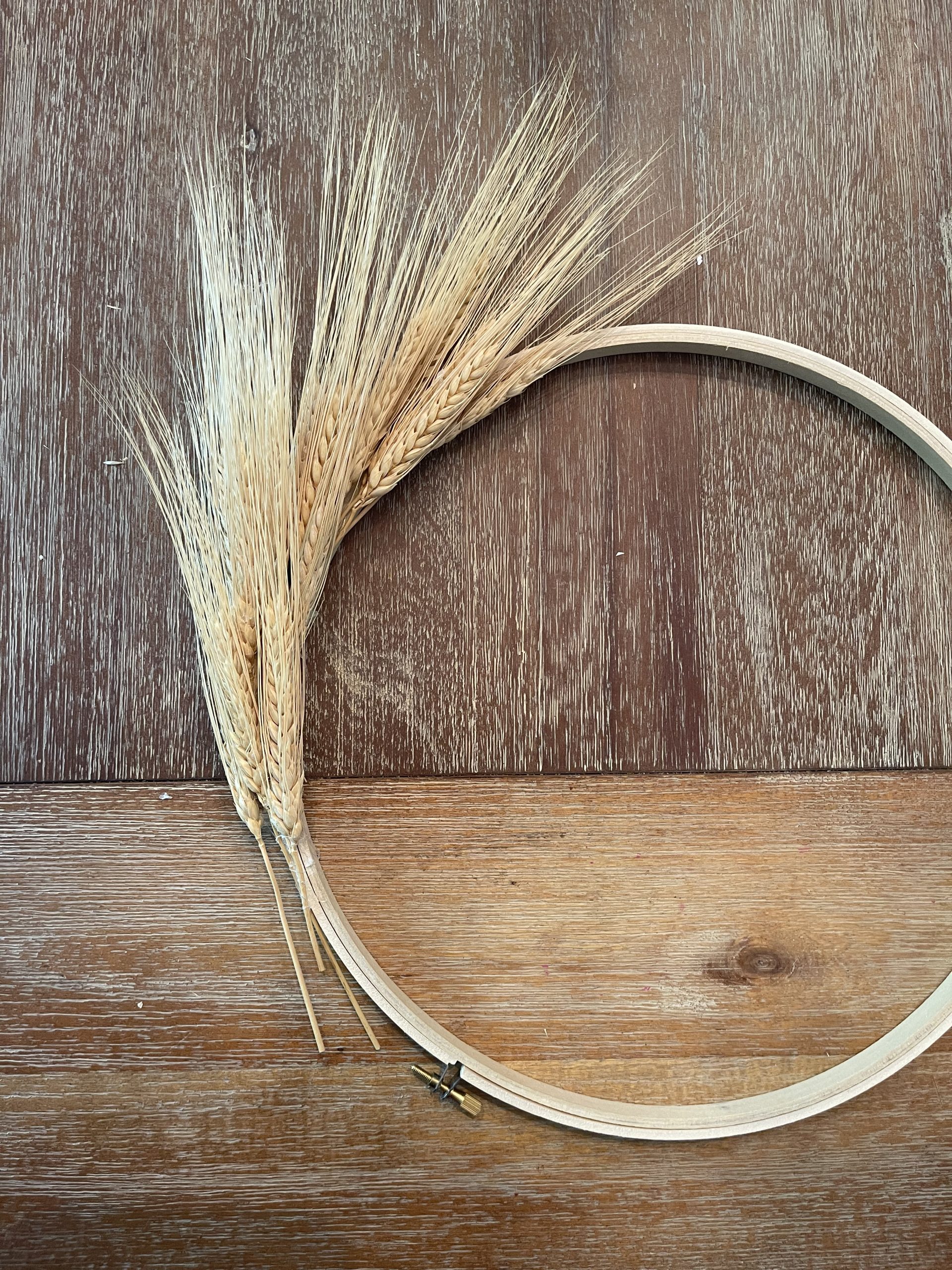 Simple Fall Wheat Wreath~ White Cottage Home & Living