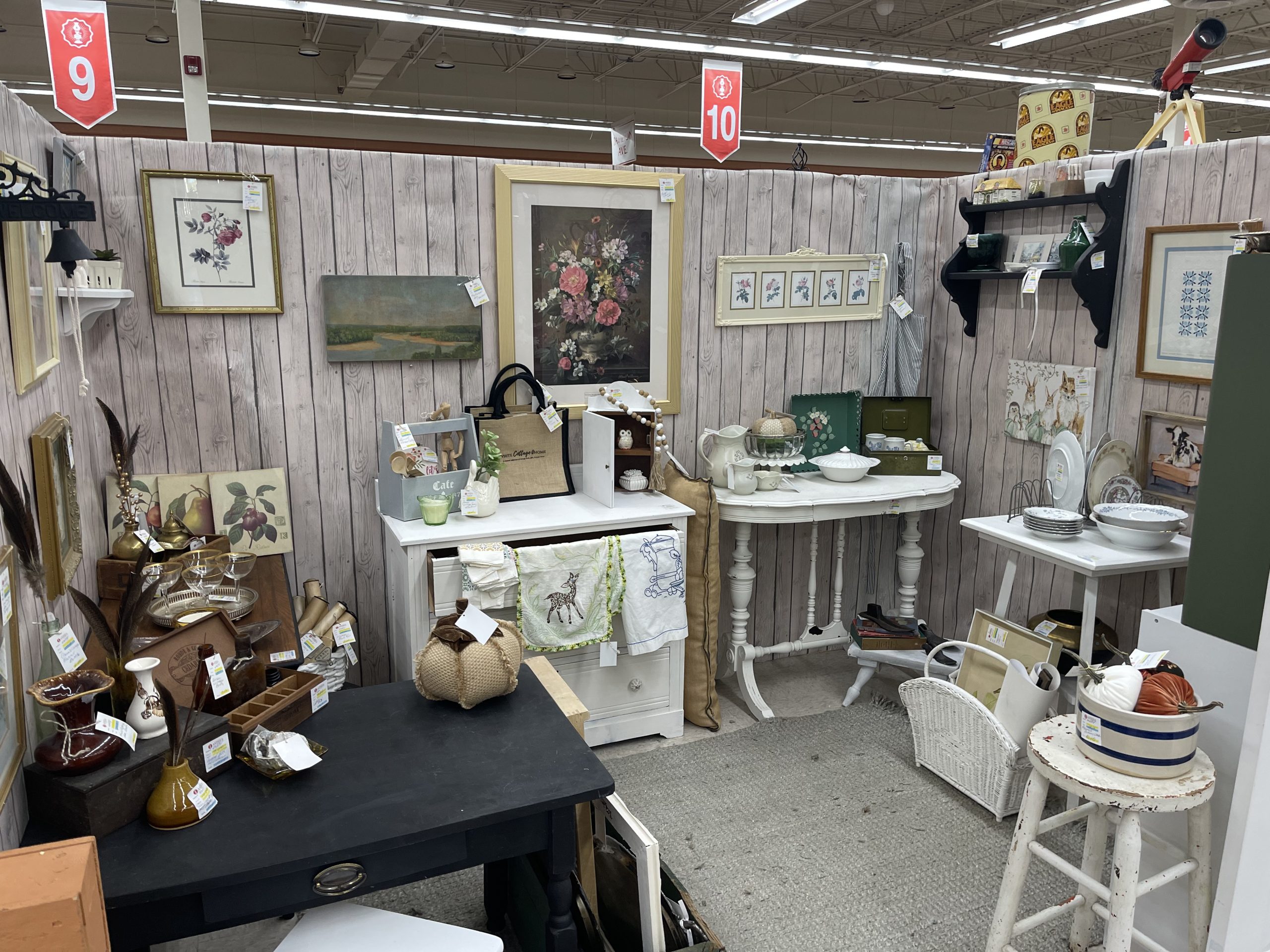 Booth Refresh Antique Store ~ White Cottage Home & Living