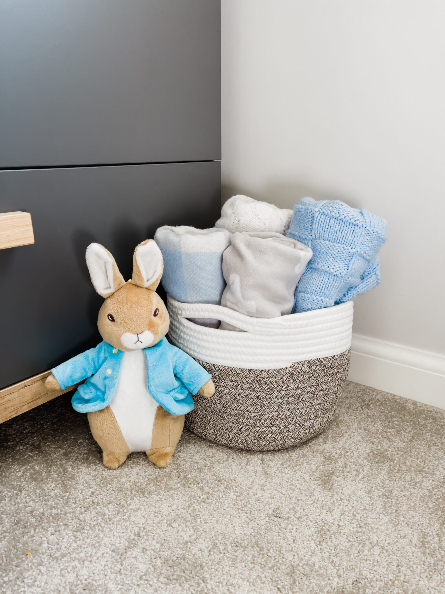 Using Rope Baskets in the Baby Nursery. My Life From Home