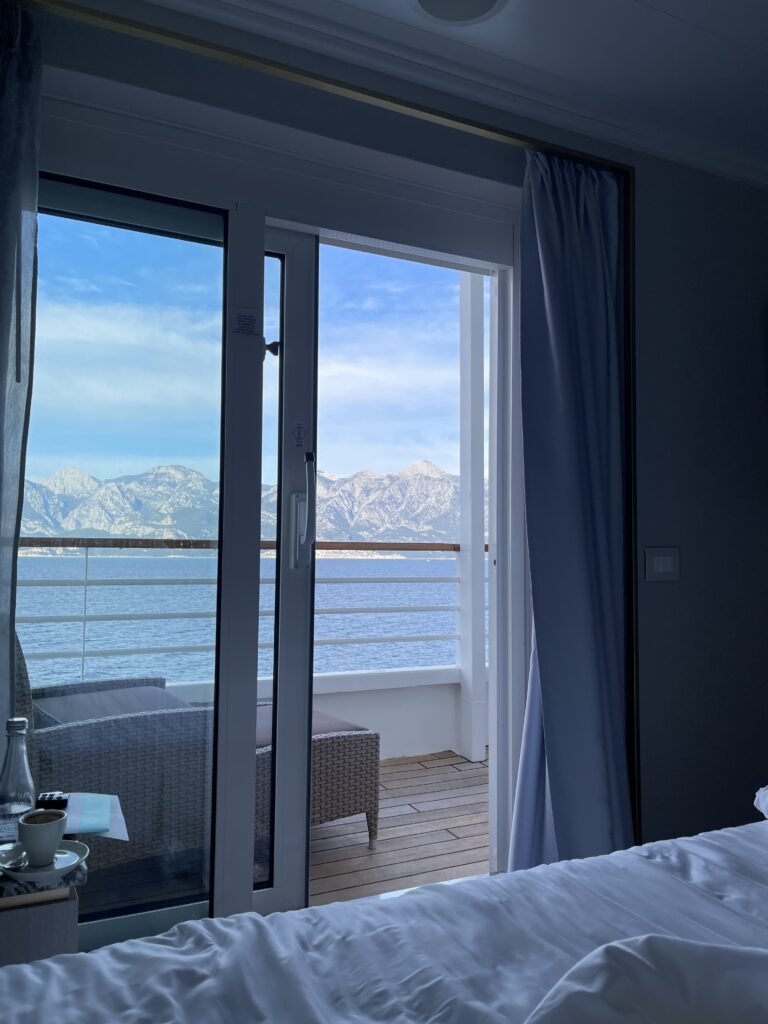 waking up to a sea view on your balcony