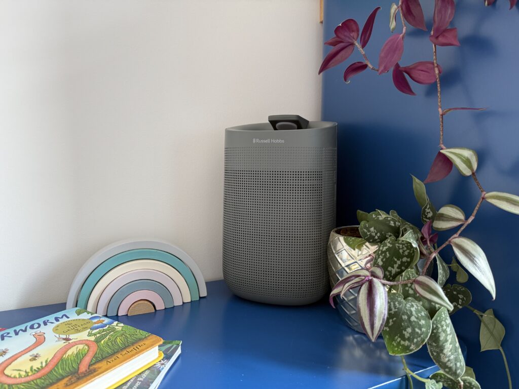 Russell Hobbs Compact Dehumidifier and Air Purifier in a nursery