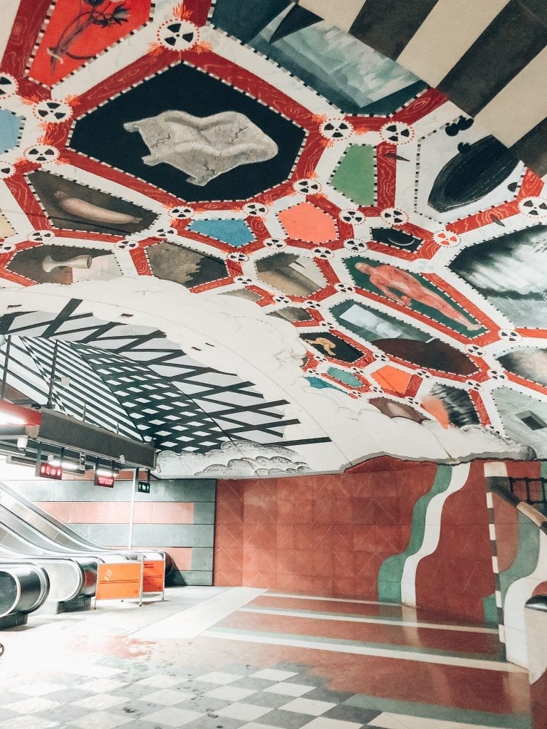 Kungsträdgården Stockholm subway art