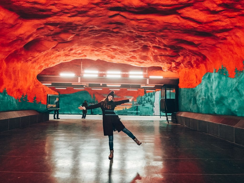 Solna Centrum Subway art