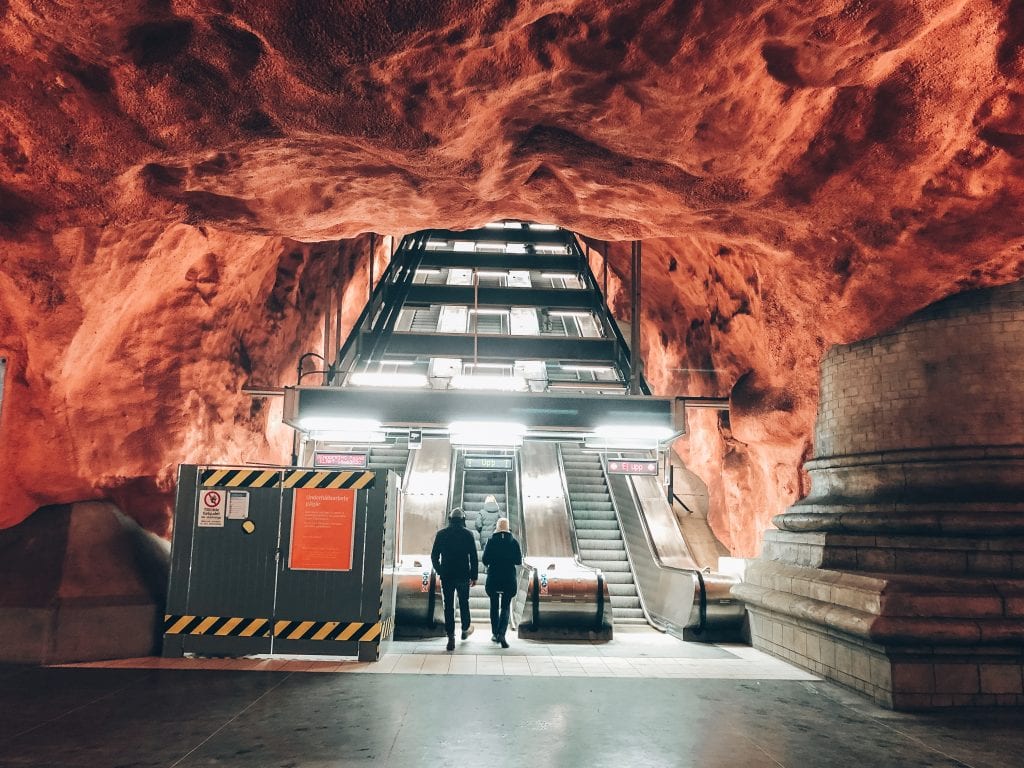 Rådhuset (Blue Line) Stockholm subway art