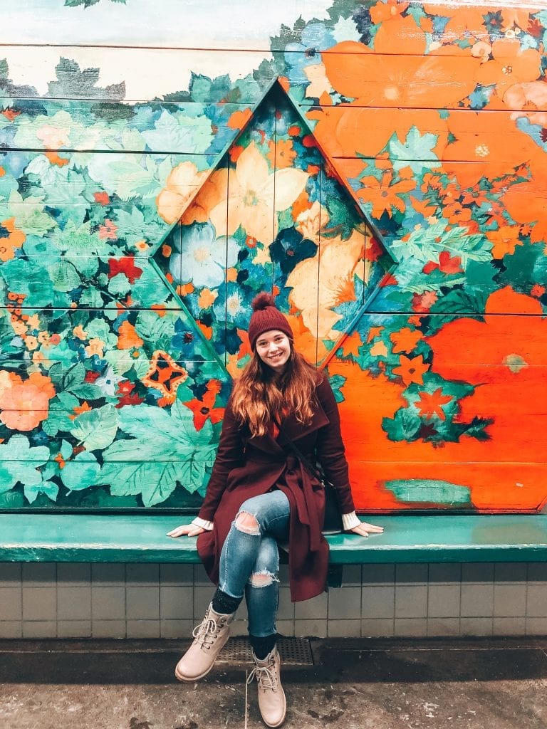 Stadion station subway art stockholm