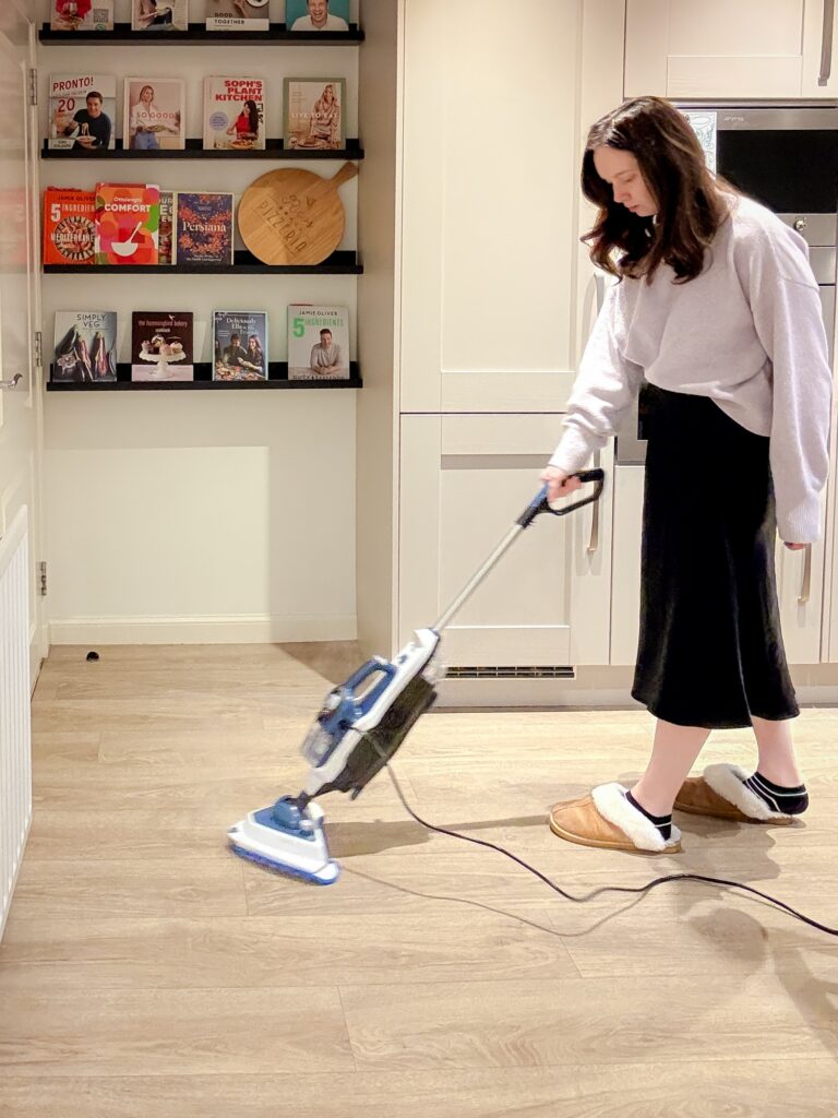 Using the Vax Steam Fresh steam mop on kitchen floors