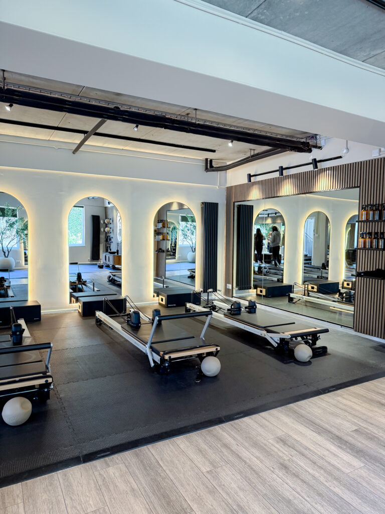 Reformer pilates class at Studio Be in Aberdeen