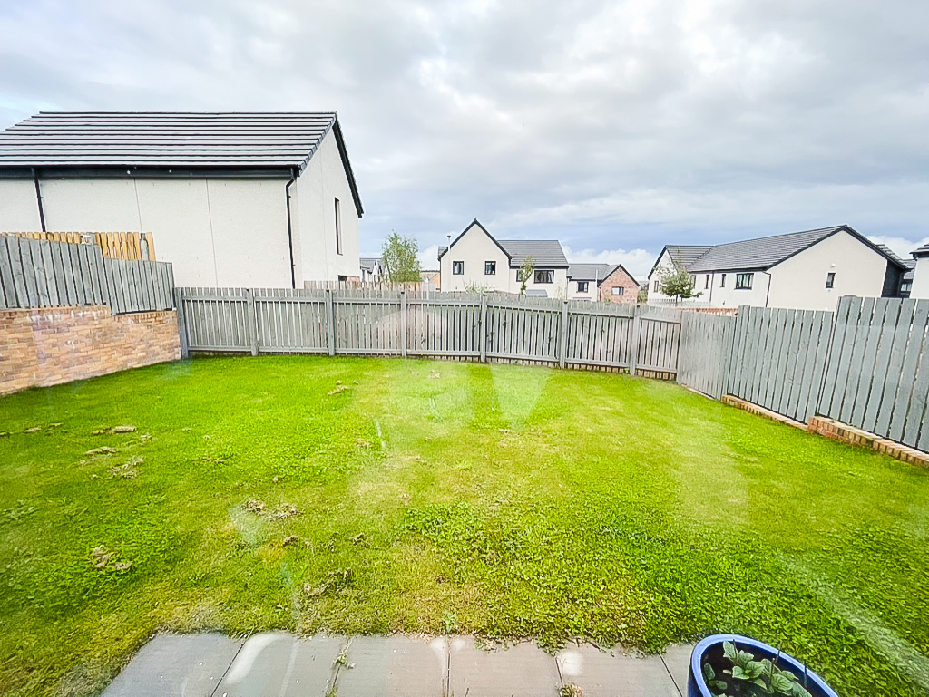 A New Build Garden before a transformation