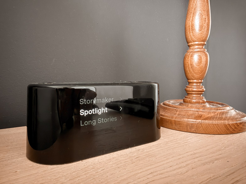 selecting sounds on the Loftie alarm clock